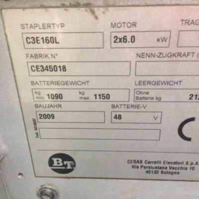 Carrello elettrico Cesab C3E160L