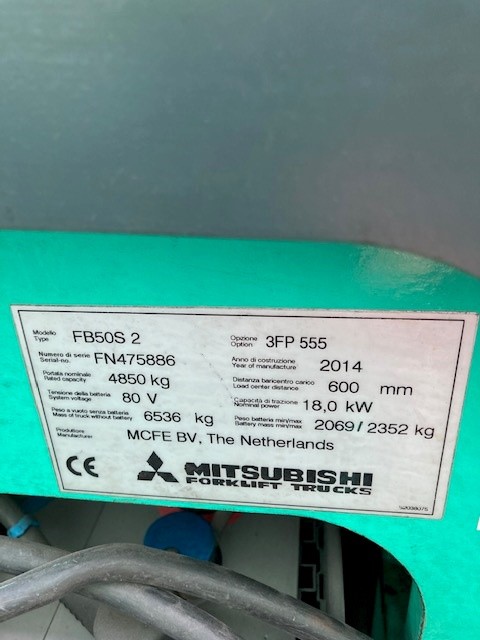 Carrello elettrico Mitsubishi FB50 S2