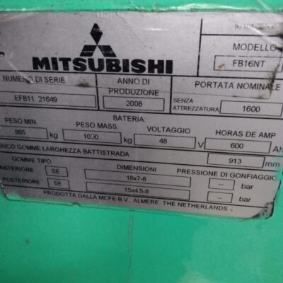 Carrello elettrico Mitsubishi FB16NT