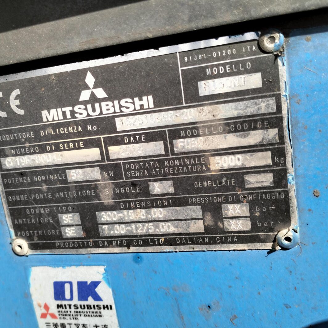 Carrello elevatore Diesel MITSUBISHI FD50CN