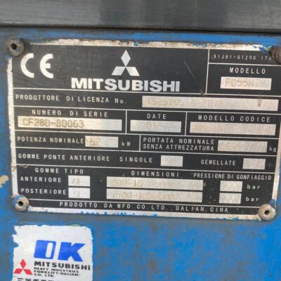 Carrello elevatore elettrico Mitsubishi FD55NT