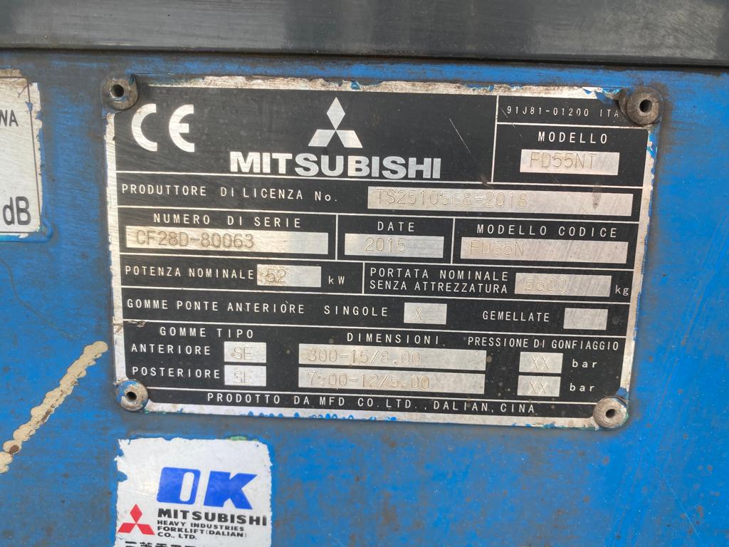Carrello elevatore elettrico Mitsubishi FD55NT