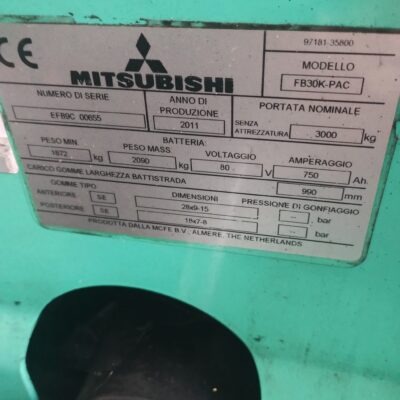 Carrello elettrico Mitsubishi FB30KPAC