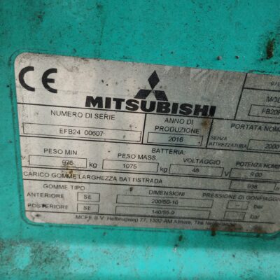 Carrello elettrico Mitsubishi FB20PN
